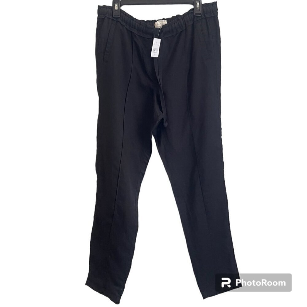 Lou & Grey Womens Pull On Linen Pants Size 10 NEW